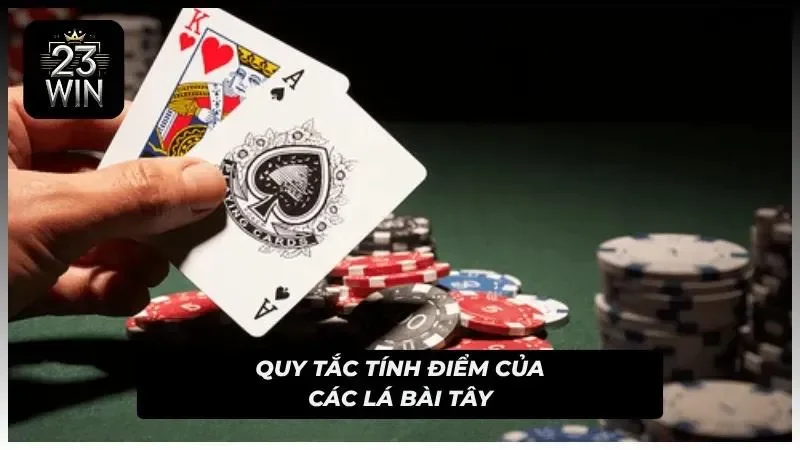 Các lá bài đều có số điểm nhất định trong bộ môn blackjack mà cược thủ cần biết