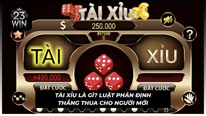 Giao diện trực quan của sảnh cược Tài Xỉu trực tuyến thế hệ mới tại nhà cái