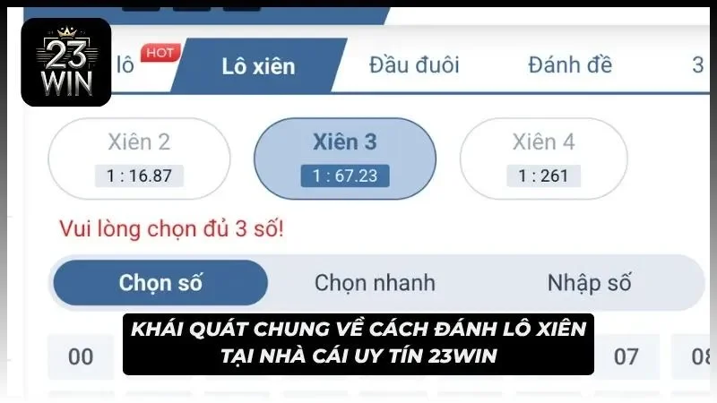 Khái niệm cách đánh lô xiên